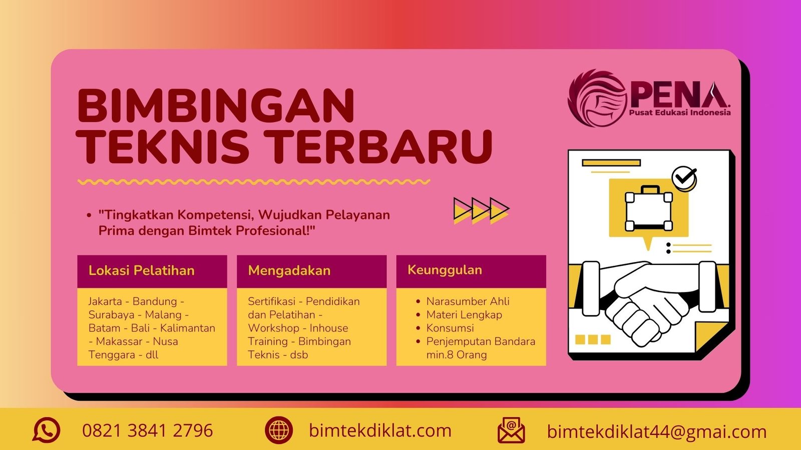 Bimtek Cara Efektif Menarik Investor dalam Sektor Pariwisata : Panduan Terbaru 2025/2026